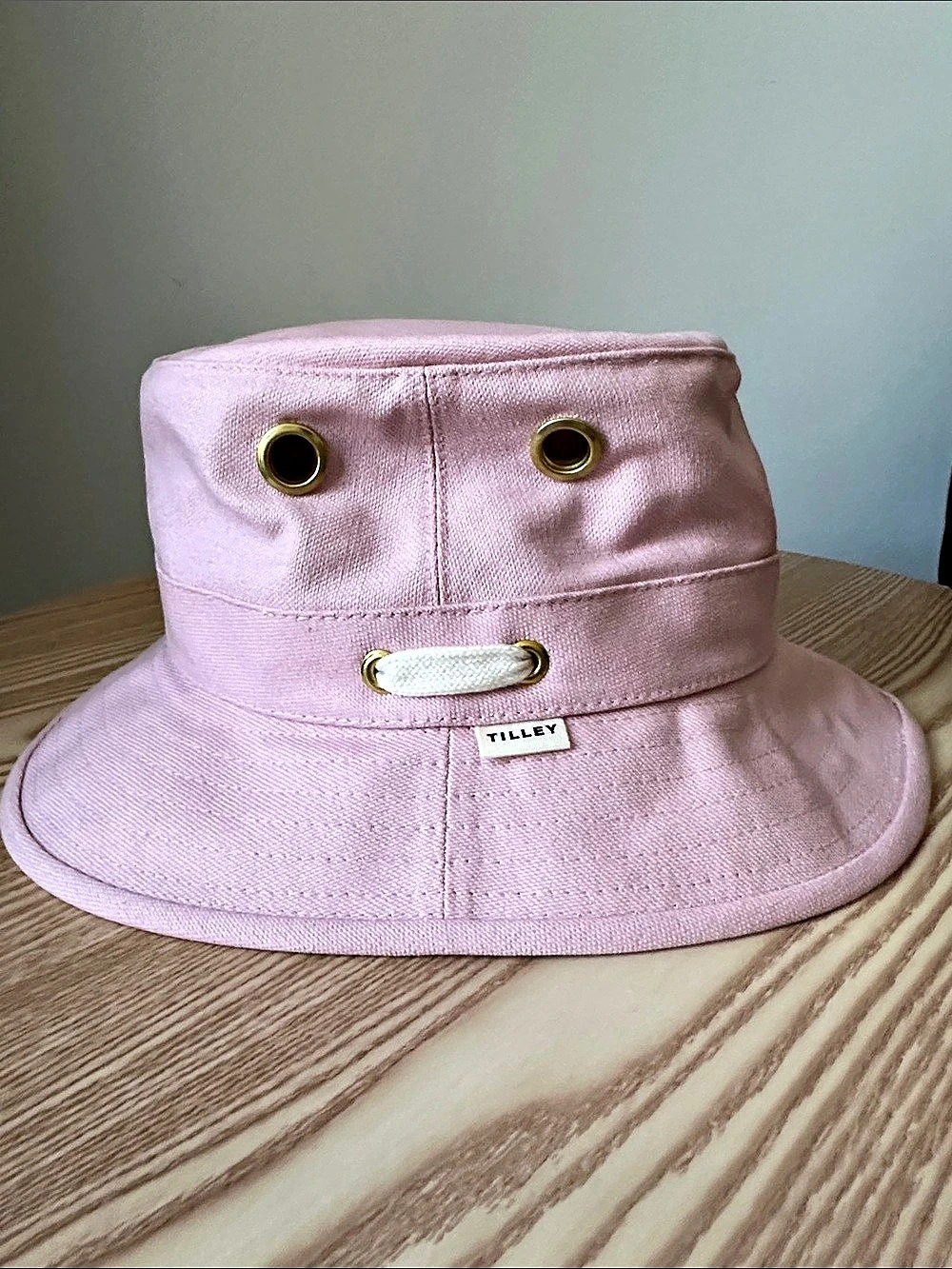 Tilley T3 Cotton Duck Bucket Hat Pink Cotton Bucket Hat Size 7 1/4